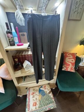 Rachel Zoe Charcoal Pinstripe Trousers